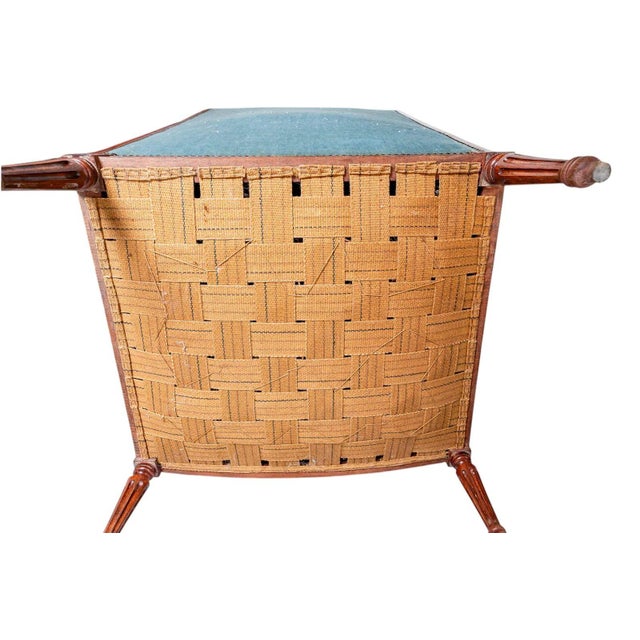 Wood Louis XVI Walnut Bergere a Oreilles, 19th Century For Sale - Image 7 of 8