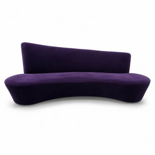 Postmodern Kidney Sofa by Directional For Sale