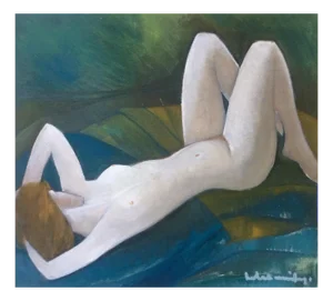 Laimdots Murnieks, Dreamer, 1996, Oil on Cardboard