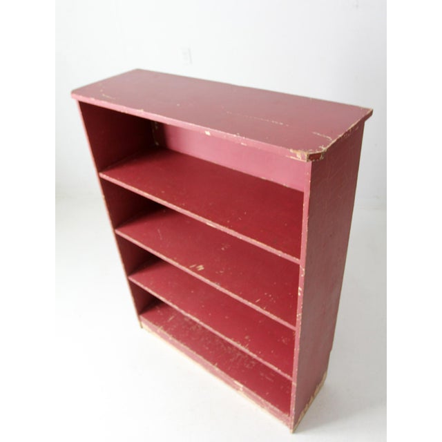 Antique Primitive Bookcase Shelf For Sale - Image 6 of 12