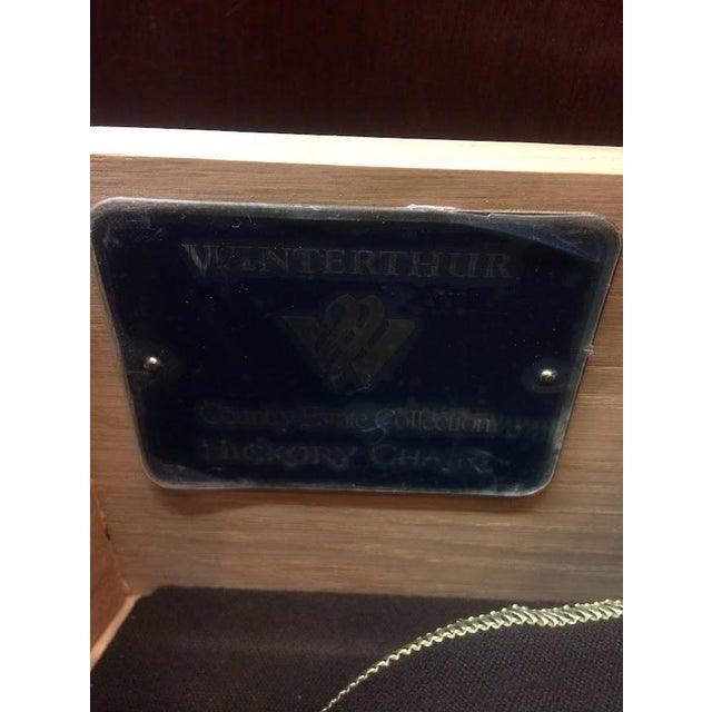 Vintage Hickory Chair China Cabinet, Winterthur Collection For Sale - Image 13 of 13