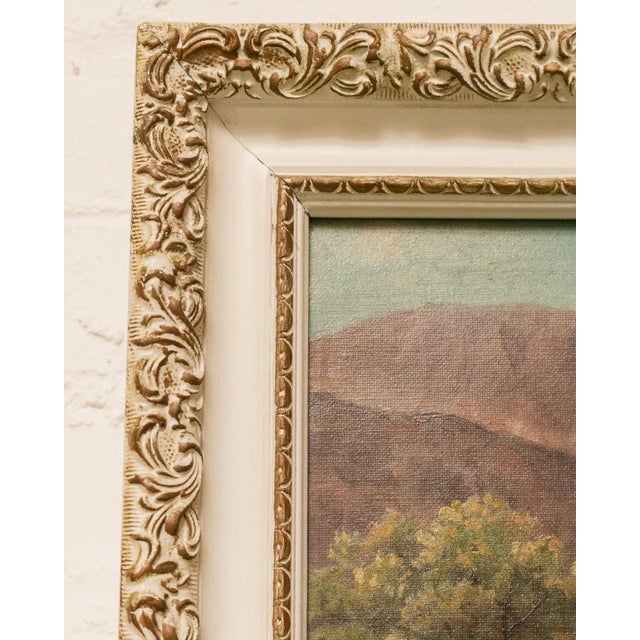 Early 20th Century Signed Landscape Antique Oil Painting For Sale In Los Angeles - Image 6 of 10