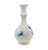 Meissen Porcelain Antique Meissen Porcelain Blue & White Floral Insect Vase Blue Crossed Sword For Sale - Image 4 of 7