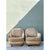 Wood Vintage Biomorphic Rattan Lounge Chairs - A Pair For Sale - Image 7 of 12