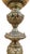 Antique Tall Ornate Cherub Bronze Church Candle Holder For Sale - Image 4 of 5