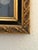 Brass Vintage English Tudor Lady Verney Brass Rubbing, 1547, Ornate Gilt Frame For Sale - Image 8 of 8
