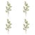 Rustic Mini Leaf Twig Branch (Set of 4) For Sale - Image 3 of 3