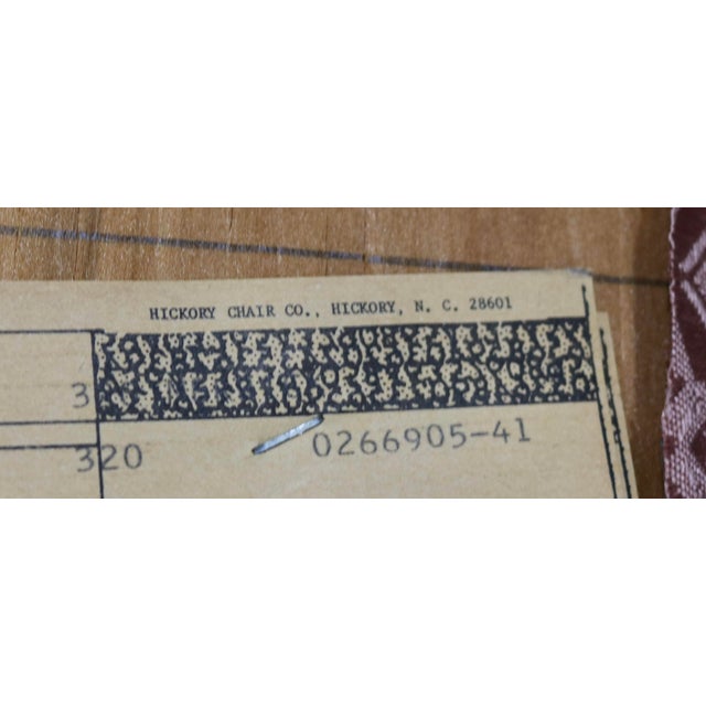 Hickory Chair Furniture Company Late 20th Century Hickory Chair Furniture Co Mahogany Queen Anne Dining Chairs - Set of 6 For Sale - Image 4 of 5