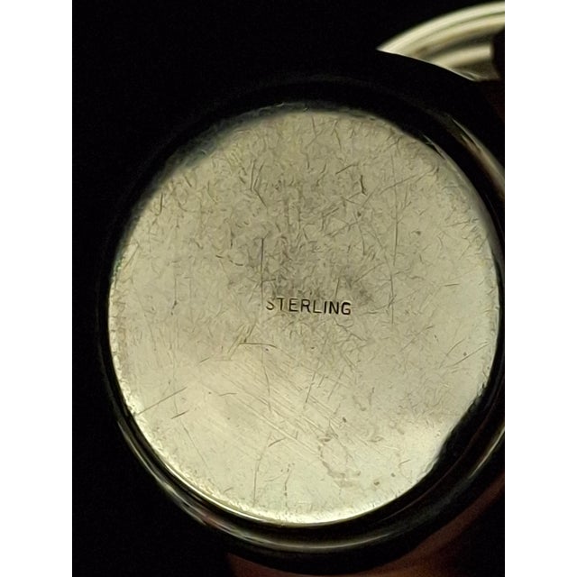 Vintage Sterling Silver Kiddush Beaker Cup Star of David Monogrammed For Sale - Image 11 of 18
