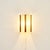 1960s Mid-Century Modern Ice Glass & Brass Wall Light from Kaiser Leuchten, Germany, 1960s For Sale - Image 5 of 10