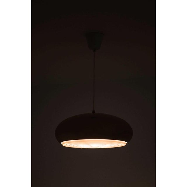 1960s Scandinavian Modern Hanging Lamp in Brass by Bergboms, 1960s For Sale - Image 5 of 9
