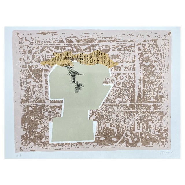 Jean David, Abstract Composition, 1970s, Screenprint For Sale