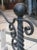 Mid 20th Century Antique Wrought Iron Andirons For Sale - Image 5 of 7