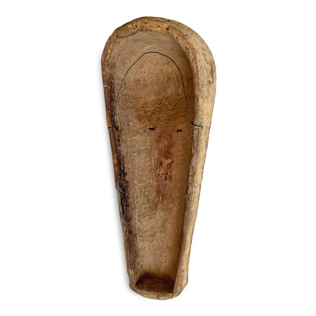 Tan Antique Ngil Fang Gabon Mask For Sale - Image 8 of 9