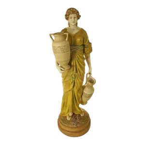 Art Nouveau Statue Amphora Austria Maiden