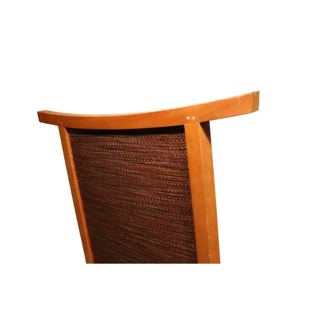 Textile Knoll Carlos Riart Barcelona Rocking Chair C. 1980's For Sale - Image 7 of 15