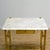 Small Brass Table with Marble Top, 1910s For Sale - Image 6 of 17
