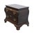 CENTURY FURNITURE Solid Mahogany Traditional Style 32" Two Drawer Bombe Nightstand 27.5" High 32.5" Wide 19.25" Deep We...