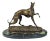 Circa 1800's Pierre-Jules Mene French ''Greyhound '' Signed Sculpture For Sale
