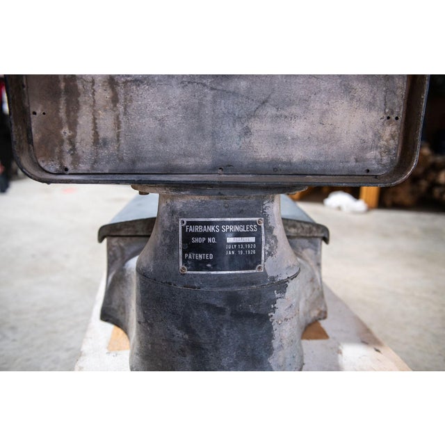 Fairbanks Morse and Company Antique Fairbanks Springless Scale For Sale - Image 4 of 11