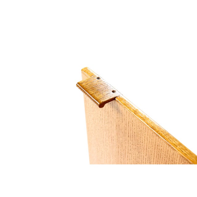 Vintage Mid Century 70’s Chunky White Oak Credenza Sideboard — Glenn of California For Sale - Image 10 of 12