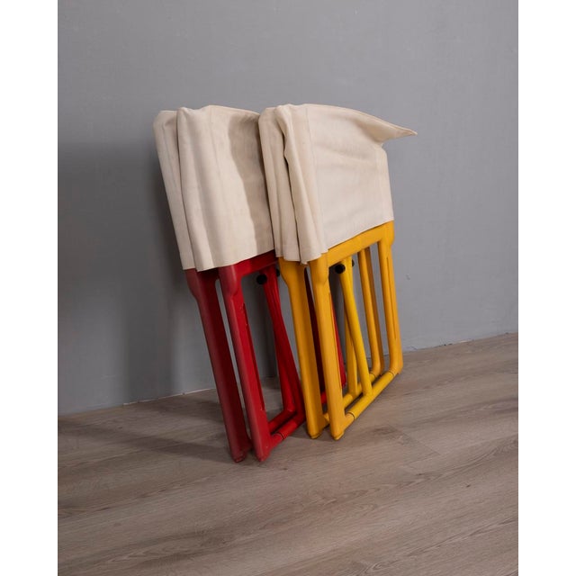 Vintage Folding Chairs Model 4820 by Masayuki Matsukaze for Kartell, 1970s, Set of 2 For Sale - Image 6 of 18
