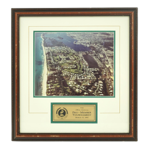 1990s Framed the Lost Tree Club Gold Tournament Plaque