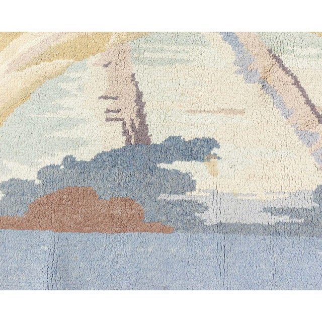 Vintage French Art Deco Rug Doris Leslie Blau For Sale - Image 4 of 9