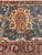 Antique Persian Serapi Carpet, Handmade Rug Light Blue, Ivory, Rusty Red For Sale - Image 9 of 18