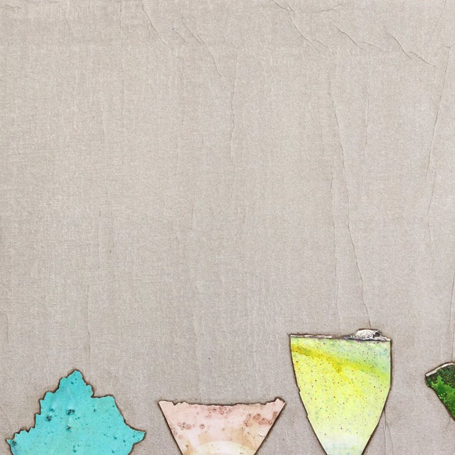 The organic aesthetic and textures of Peter Kuttner’s original boho minimalist artworks are the result of patient layering...