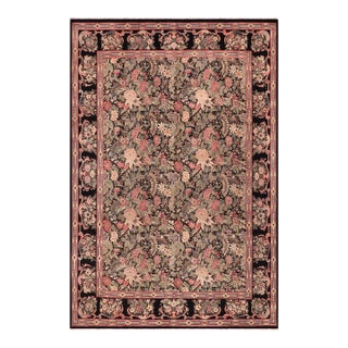 1990's Pak-Persian Black/Black Wool Rug - 9'1'' X 12'4'' For Sale