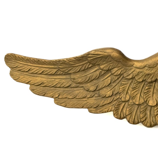 Early 19th Century Early 19th Century Empire Period Giltwood Bird Bed Corona For Sale - Image 5 of 7