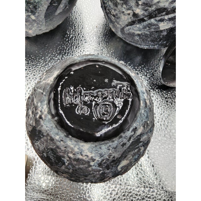 Set of 3, 197Helen Garriott -Earthrise Moon Jars For Sale In Houston - Image 6 of 8