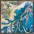 2020s Aerial Seascape Abstract, Original Oil Painting, Rare Art For Sale - Image 5 of 5