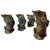Majolica Monkey Ceramic Vases - Set of 4 For Sale - Image 9 of 9