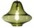 Venus Pendant Light from the Versuvius Collection in Citron For Sale