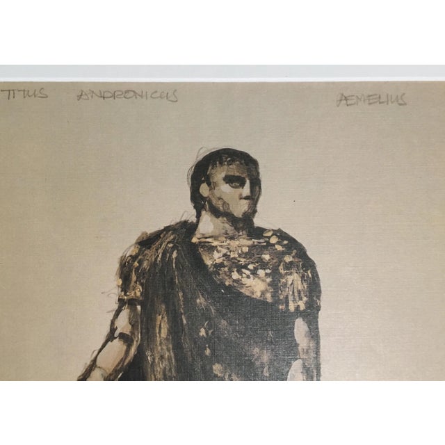 Realism Vintage Stratford Festival Design Folio, "Titus Andronicus" Costume Print For Sale - Image 3 of 5