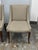 Custom Design Dining Chairs With Splayed Legs, Pair For Sale - Image 4 of 12
