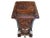 Brown Antique French Art Nouveau Brown Majolica and Enameled Cast Iron Fireplace Tower Stove with Floral Reliefs, 1920s For Sale - Image 8 of 14