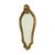 Glass Vintage Gold Mirror, 1960s For Sale - Image 7 of 17