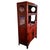 Red Antique Chinese Red Lacquer Scholar Cabinet With Carved Fretwork, 75.5", Late Qin G / Early Republic For Sale - Image 8 of 18