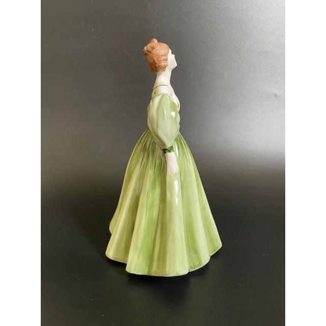 English Coalport Ladies of Fashion "Kelly" Figurine For Sale - Image 3 of 12