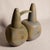 Stone Gray Late 20th Century Vintage Textured Twin-Spout Studio Ceramic Vessel With Arched Handle For Sale - Image 8 of 12