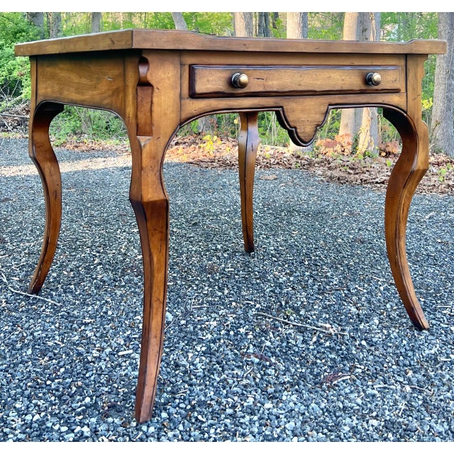 Century Furniture Oversized French Country Lamp Table For Sale - Image 10 of 11