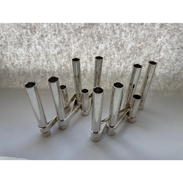 Pair of Gio Ponti "Antibes" Candle Holders Designed for Lino Sabbatini 1956 For Sale - Image 9 of 12