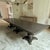 Exceptionally Long Three Pedestal Dining Table For Sale - Image 9 of 18