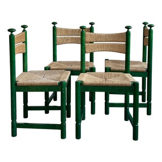 Mid-Century Modern Scandinavian Dining Chairs by Ilmari Tapiovaara for Asko, 1960s, Set of 4 For Sale