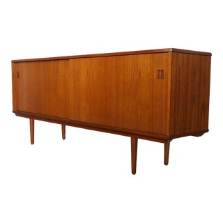 1960's Danish Teak Credenza For Sale