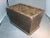 Antique 19th century wooden box or caddy with a wonderful old surface - brown paint. Angular design is very pleasing....
