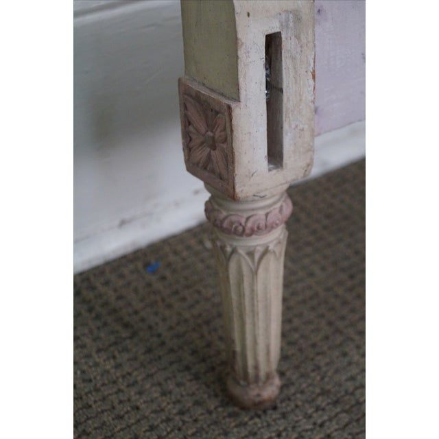 Vintage French Country Painted Queen Headboard Chairish